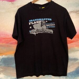 🔥GTC🔥F/B DJ Grandmaster Flash 100% Cotton T-shirt.